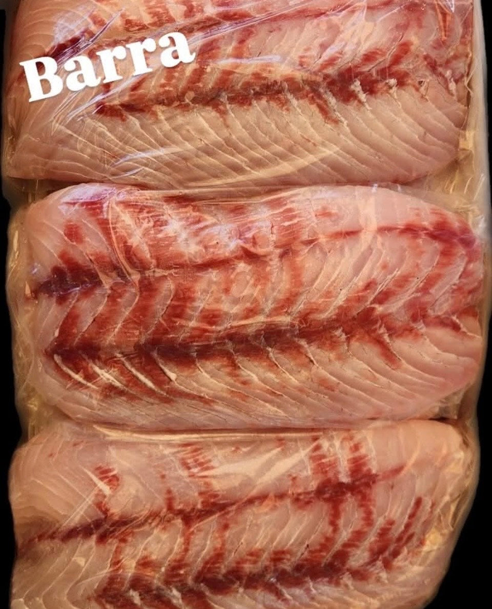 Premium Wild-Caught Barramundi 10kg Box SKIN OFF