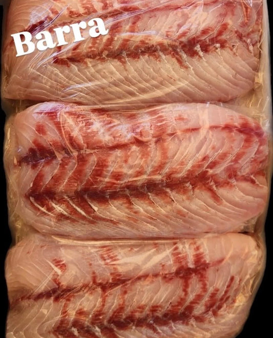 Premium Wild-Caught Barramundi 10kg Box SKIN OFF
