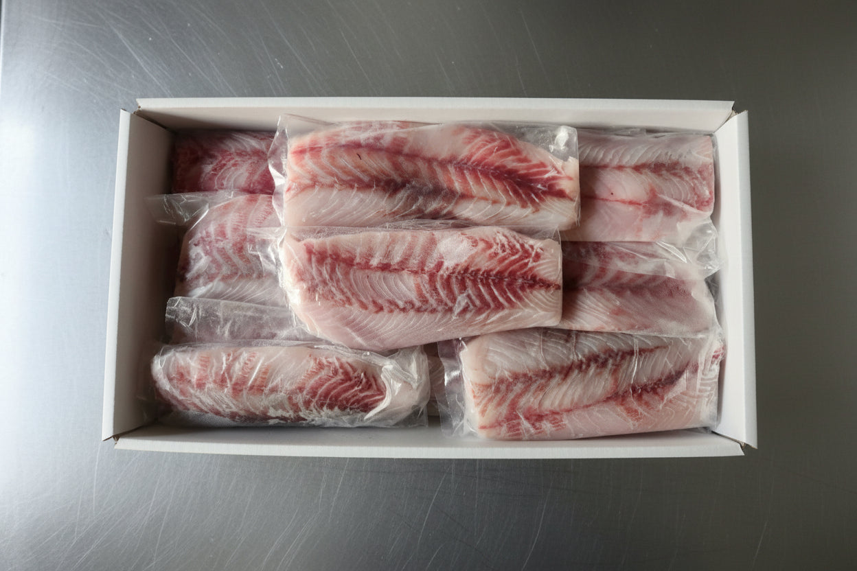 Barramundi 10kg Box (Skin Off)